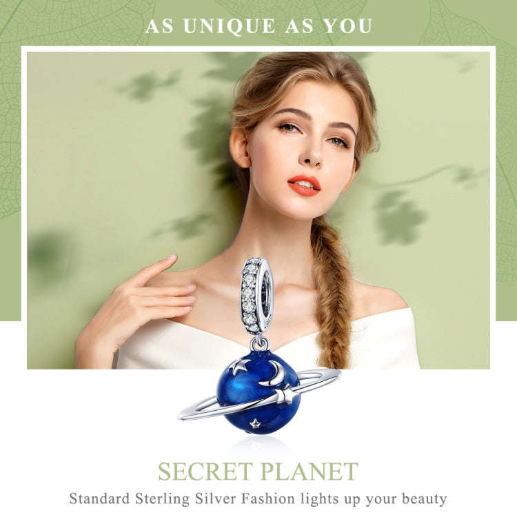 S925 Sterling Silver Secret Planet Charm DIY Bracelet Accessories