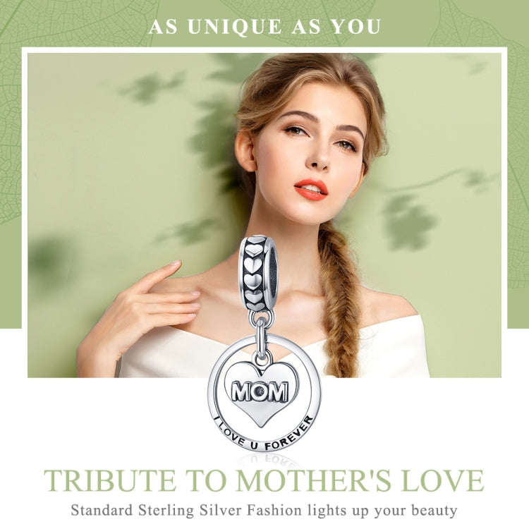 Mothers Day Gift S925 Sterling Silver Tribute To Mothers Love Beads DIY Bracelet Accessories, Sty...