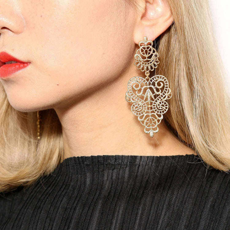 Bohemian Wild Pendants Drop Earrings(Silver)