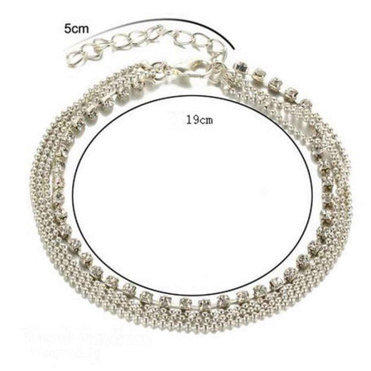 Chain Anklet On The Leg Foot Bracelet Women Simple Slim Adjustable Wire Ankle Summer Beach Jewell...