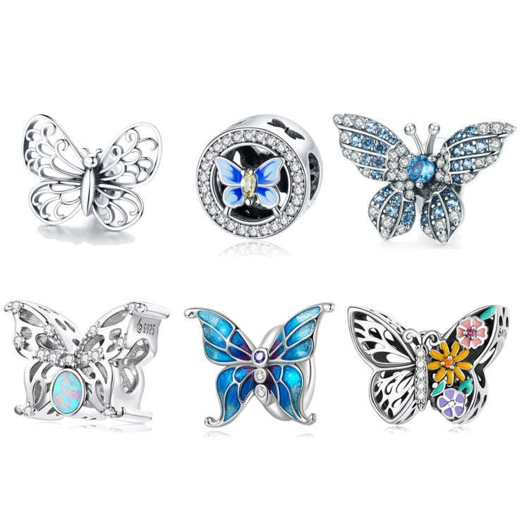S925 Butterfly Series DIY Bracelet Pearl Accessories, Style: SCC2326