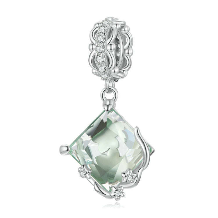 DIY Bracelet Beading Accessories Fresh Natural S925 Silver Pendant, Style: Flower BSC651