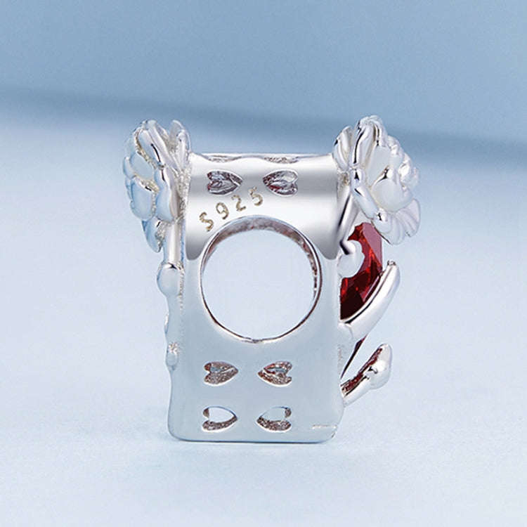 BSC660 Month Birth Stone Bracelet Beads 925 Silver Love Pearl Accessories, Style: September