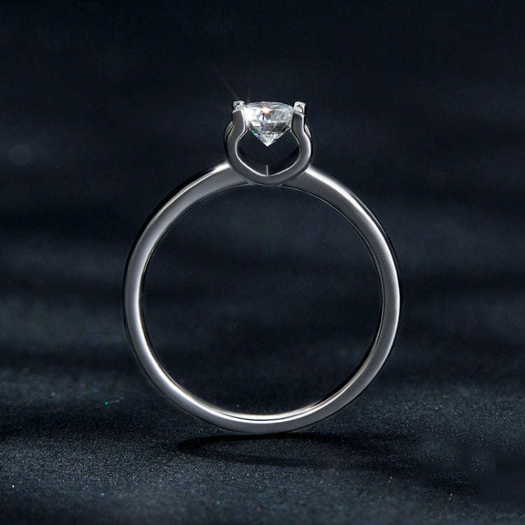 MSR007 Sterling Silver S925 Spirit Moissanite  Ring(No.6)