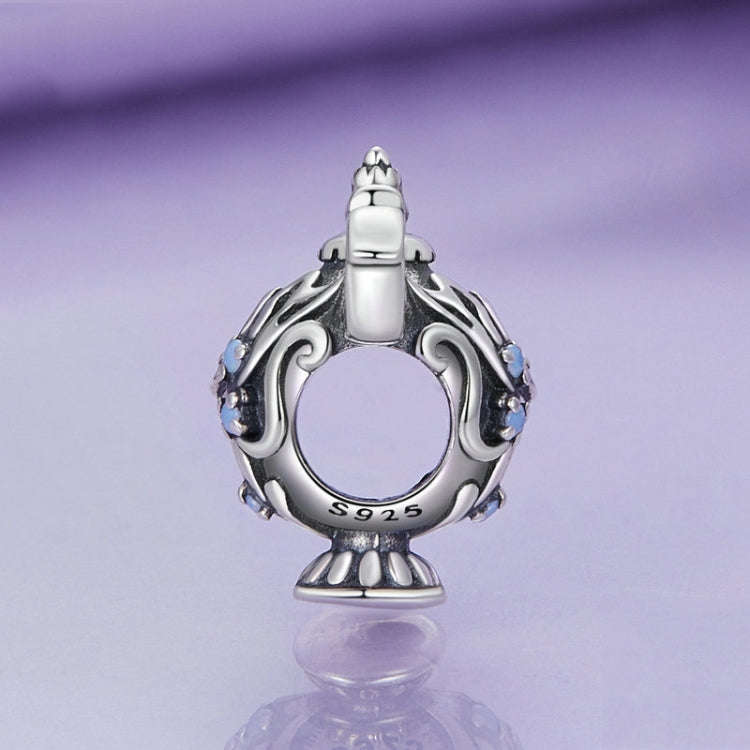 BSC893 925 Sterling Silver Wishing Magic Lamp Diy Beaded Bracelet Accessories