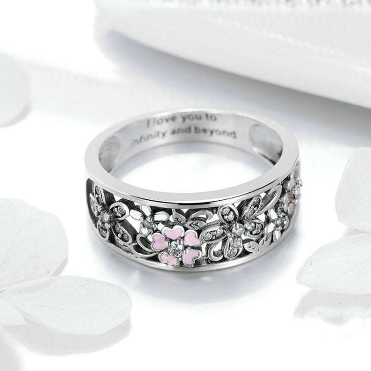 Fashion 925 Sterling Silver Daisy Flower Finger Rings for Women Wedding Engagement Jewelry, Ring ...