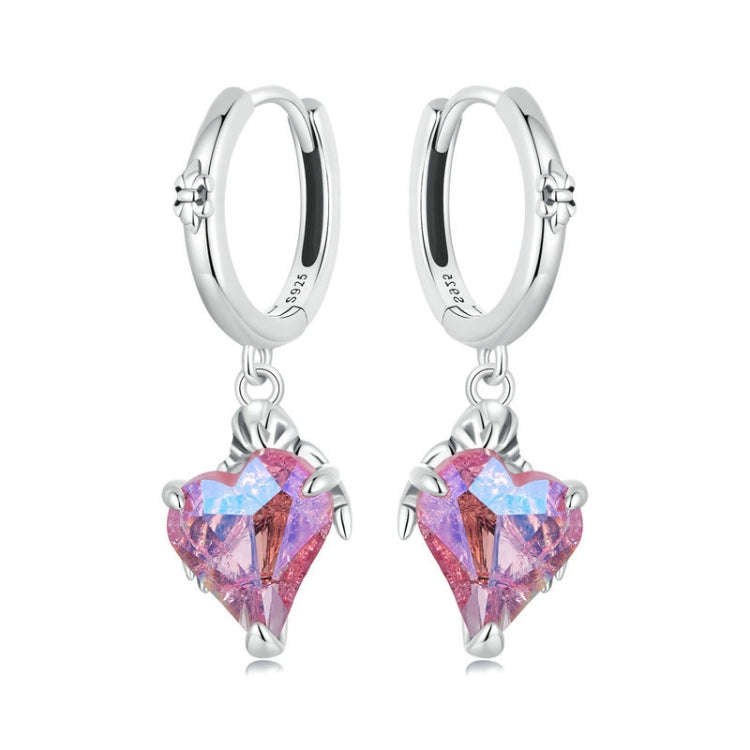 S925 Sterling Silver Skull Hand Love Earrings for Women(SCE1705)
