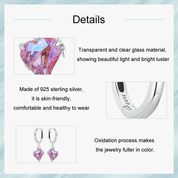 S925 Sterling Silver Skull Hand Love Earrings for Women(SCE1705)