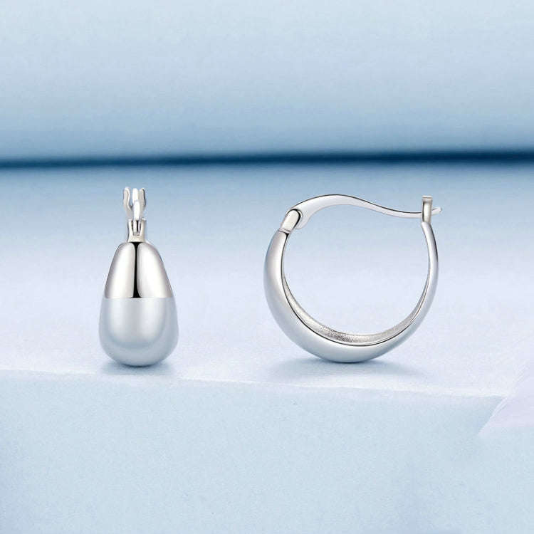 S925 Sterling Silver Metallic Earrings(BSE967)