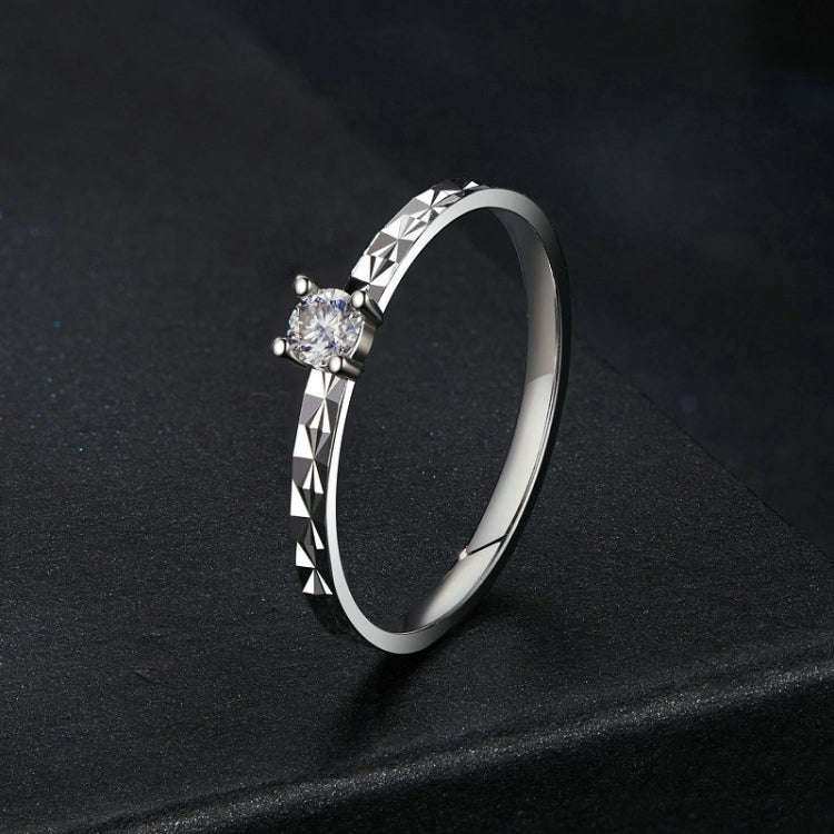 MSR059 S925 Sterling Silver Platinum Moissanite Ring(7)