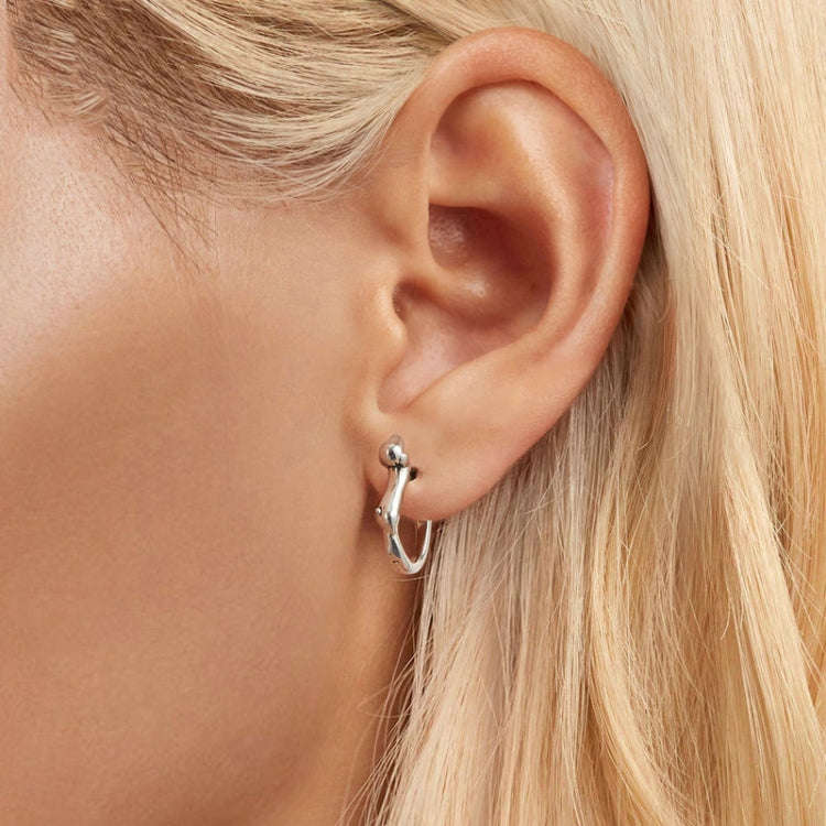 S925 Sterling Silver Dachshund Animal Earrings(SCE1765)