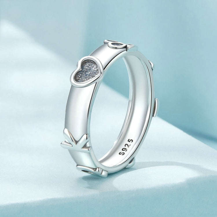S925 Sterling Silver Playing Card Ring(No.7)