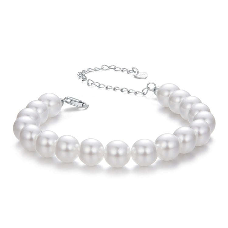 S925 Sterling Silver Elegant Pearl Bracelet(8mm)