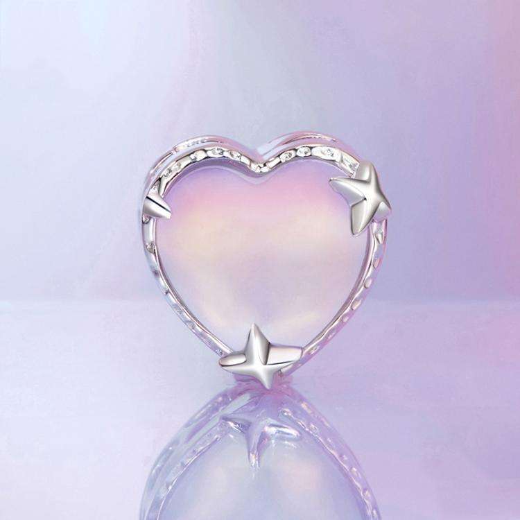 S925 Sterling Silver Electroplated Aurora Love Butterfly DIY Beads(SCC2941)