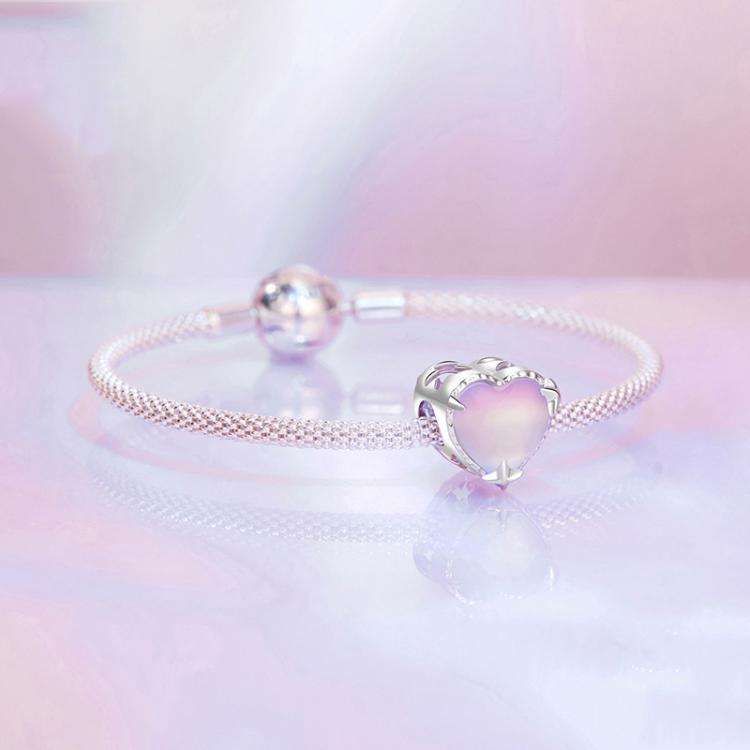 S925 Sterling Silver Electroplated Aurora Love Butterfly DIY Beads(SCC2941)