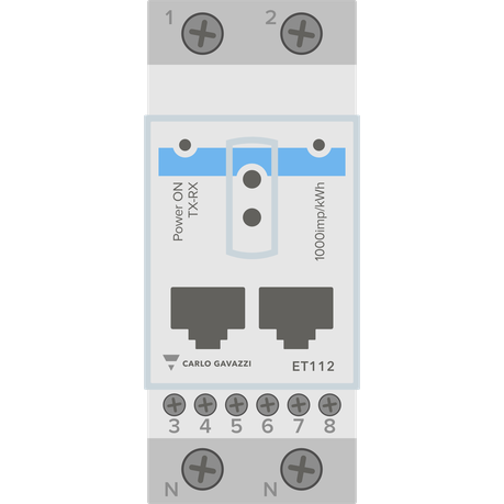 Victron Carlo Gavazzi Energy Meter ET112 - 1 Phase - Max 100A