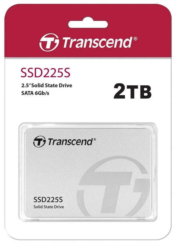Transcend 2TB SSD225S 2.5' SSD Drive - Sata Iii 3d TLC SolidState
