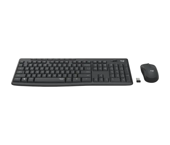 Logitech Wireless keyboard and mouse Combo MK295 Desktop Silent (GRAPHITE)