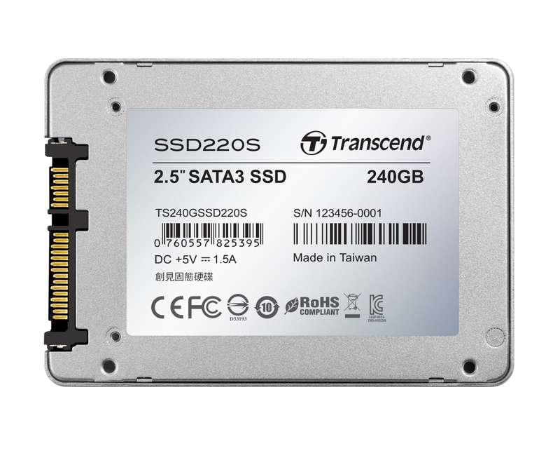 Transcend 240GB 2.5'' Sata3 SSD220 SSD Drive