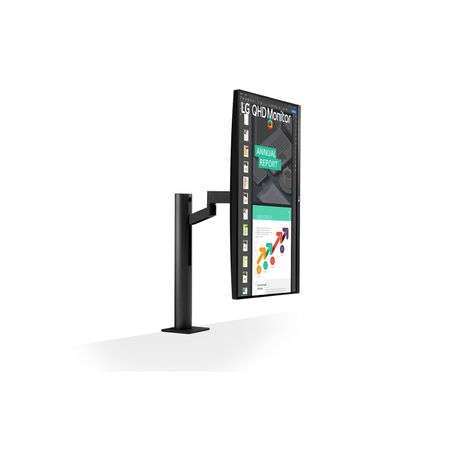 LG 27QN880 27" QHD Ergo IPS Monitor with USB Type-C