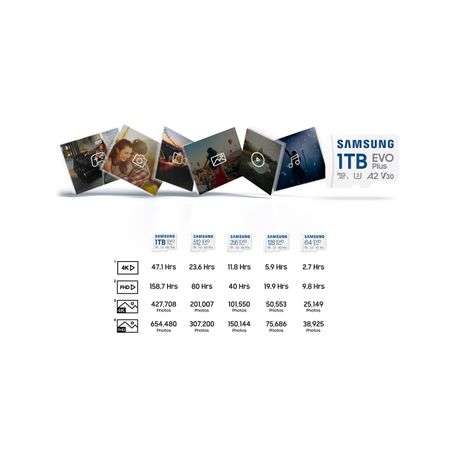 Samsung EVO Plus 1TB MicroSD Card and Adaptor