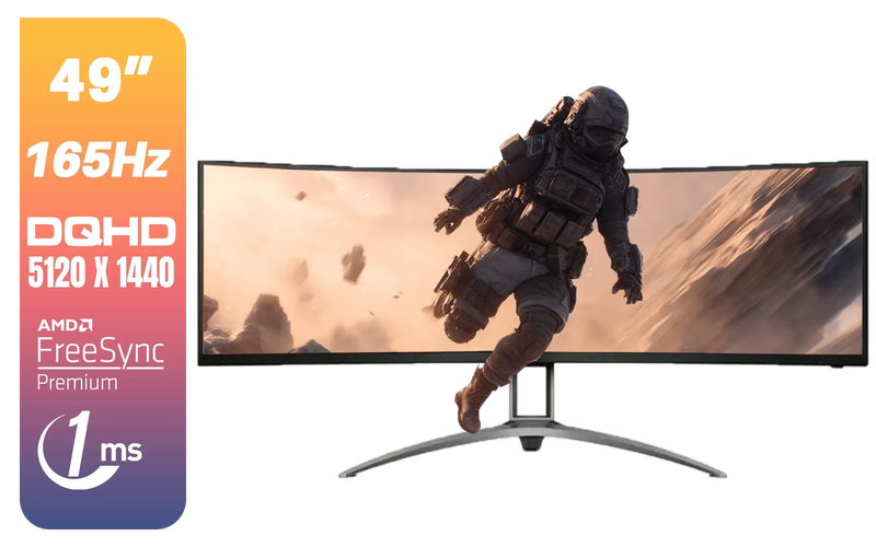 AOC AG493UCX2 Monitor With Curved Display