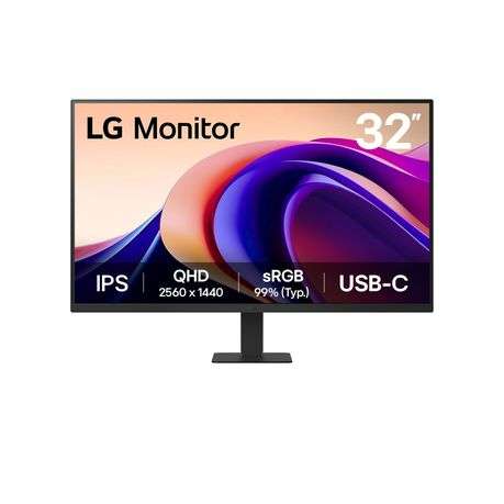 LG UltraFine 32" QHD IPS Monitor 100Hz with USB-C