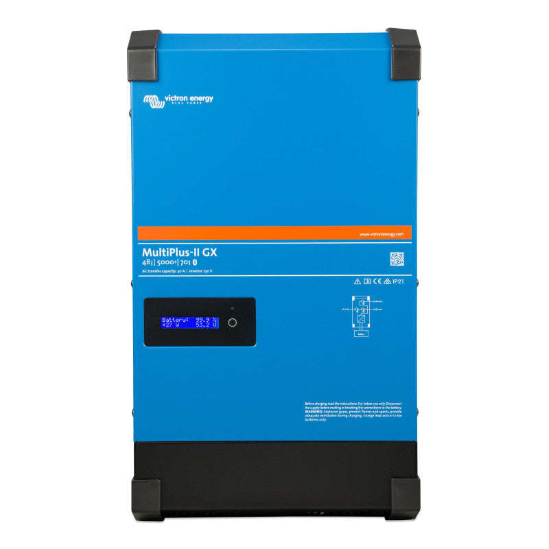 Victron MultiPlus-II 48/5000/70-50 GX - 5kVA 48V Inverter / Charger with Built in GX Device