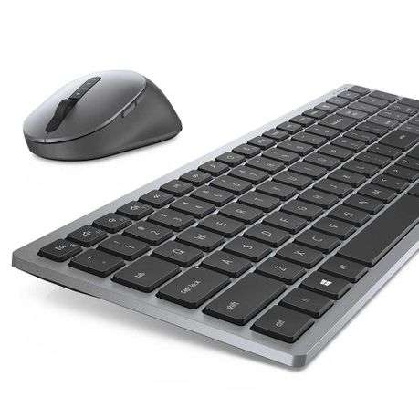 Dell Multi Device Wireless Keyboard and Mouse KM7120W US International