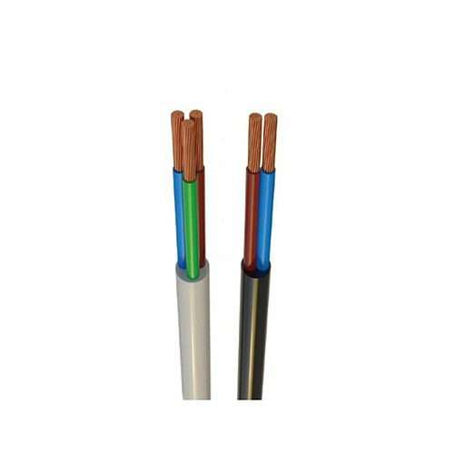 0.5MM BLACK 2 CORE CABTYRE 100M