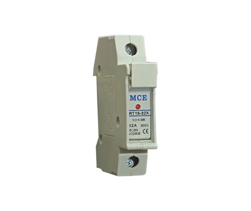 1 POLE DIN RAIL FUSE HOLDER WITH LED INDICATOR