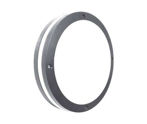 12W LED ROUND BULKHEAD FITTING WITH HALO ACCENT