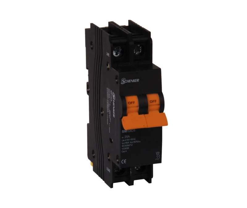 13MM DOUBLE POLE 6KA CIRCUIT BREAKERS D-CURVE