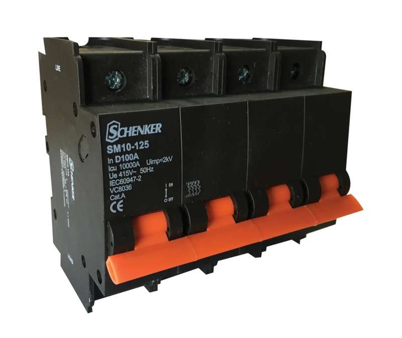 13MM FOUR POLE 10KA CIRCUIT BREAKERS D-CURVE