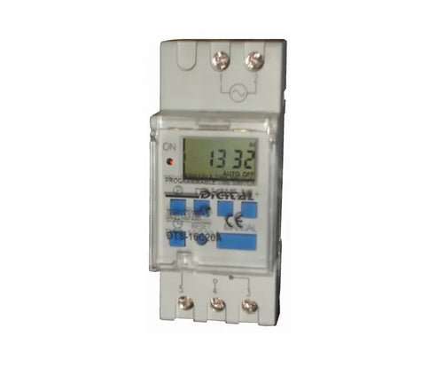 16A 12VDC DIN MOUNT 7 DAY DIGITAL TIME SWITCH