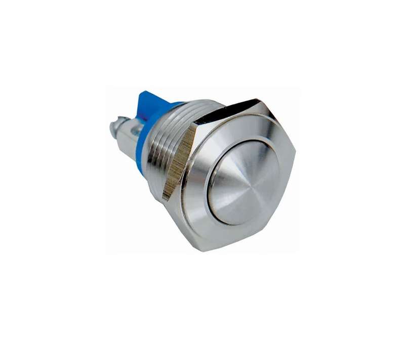 16MM CONVEX HEAD STAINLESS STEEL PUSHBUTTON