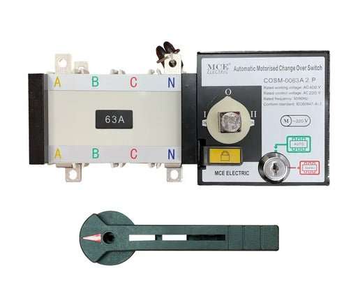 2 POLE AUTOMATIC MOTORISED CHANGE OVER SWITCH