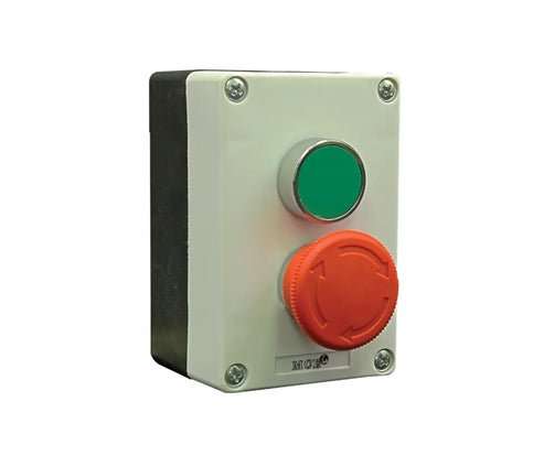 2 WAY PVC START & E/STOP LATCHING CONTROL STATION
