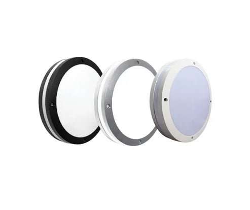 20W LED ROUND BULKHEAD FITTING WITH HALO ACCENT