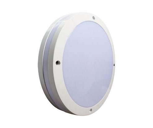 20W LED ROUND BULKHEAD FITTING WITH HALO ACCENT