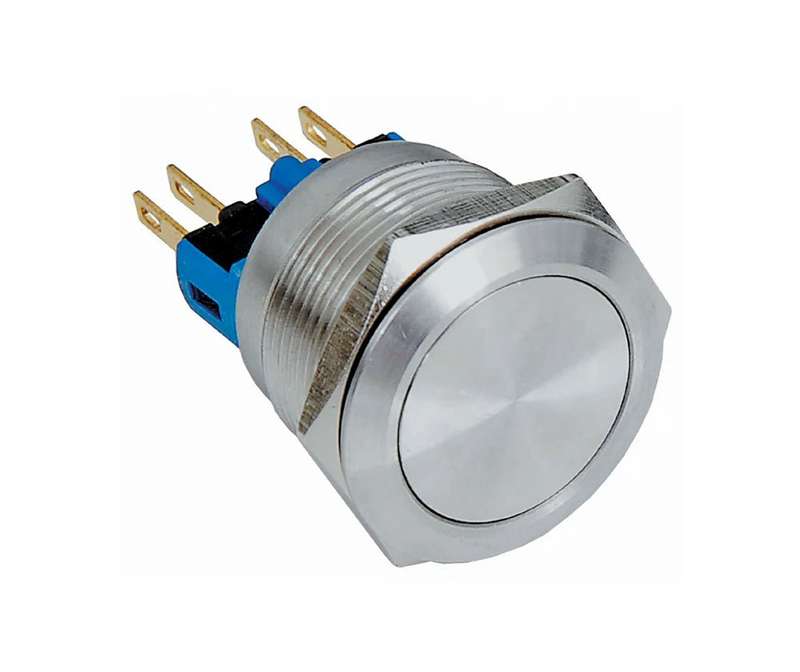 22MM MOMENTARY STAINLESS STEEL PUSHBUTTON