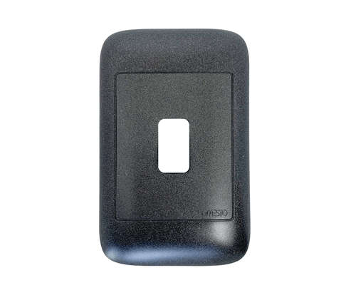 2X4 1 LEVER BLACK YOKE AND SURROUND