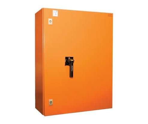 3 POLE AUTO MOTORISED CHANGE OVER SWITCH ENCLOSED IN MILD STEEL