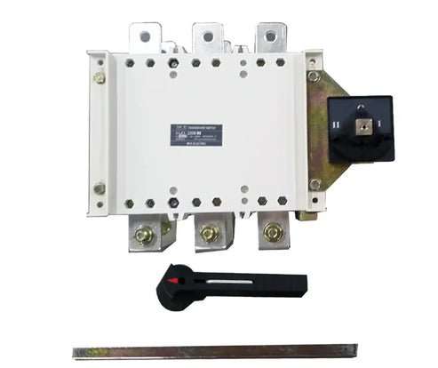 3 POLE C TYPE CHANGE OVER SWITCH CENTRE OFF 1-0-2