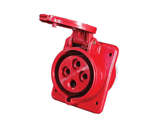 32A SOCKETS PANEL MOUNT WITH FLANGE - IP44 & IP67