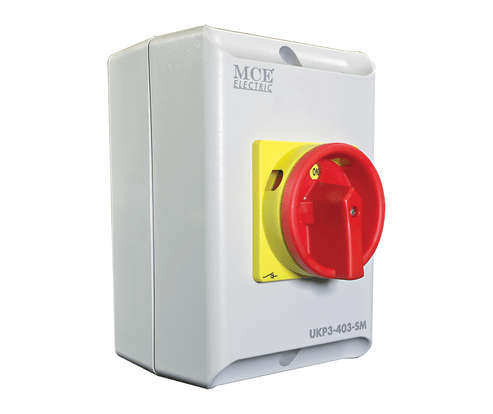 4 POLE LOCKABLE IP65 SURFACE MOUNT ISOLATOR