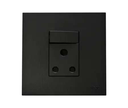 4X4 SINGLE SOCKET VERTICAL - BLACK