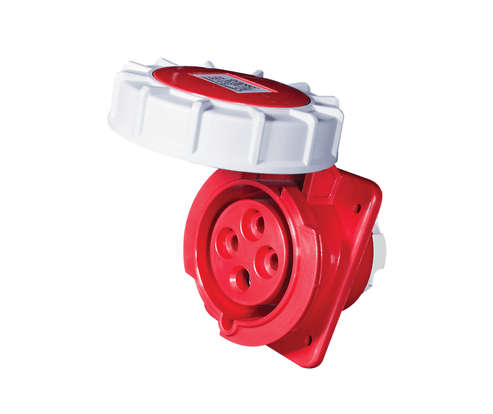 63A SOCKETS PANEL MOUNT WITH FLANGE - IP67