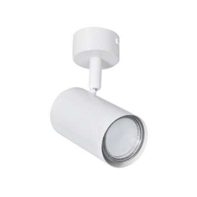 ADJUSTABLE GU10 BLACK OR WHITE 1 LIGHT SPOTLIGHT