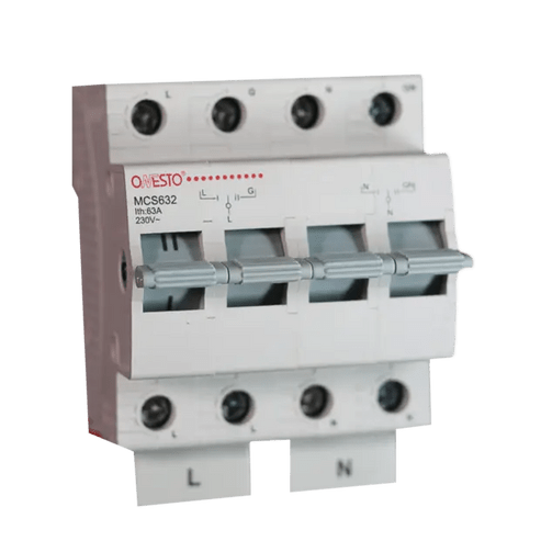 CHANGE OVER SWITCHES DIN RAIL